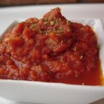 Patatas con salsa de tomate para colesterol alto