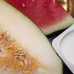 Receta de postres: Postre sano de sandía y melón